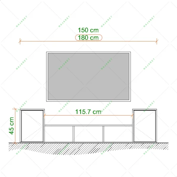 میز تلویزیون TF-141