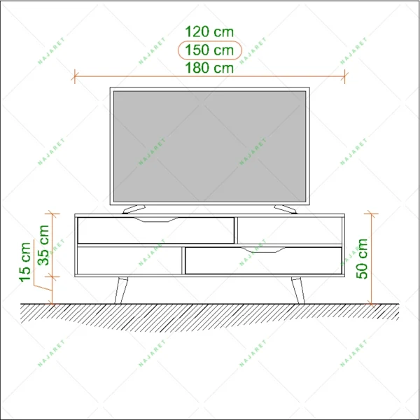 میز تلویزیون TF-105