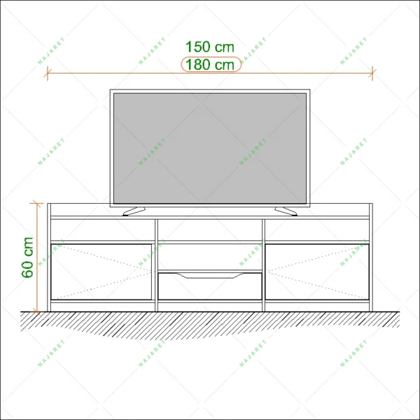 میز تلویزیون TF-107