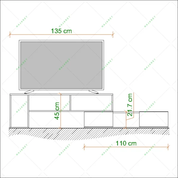 میز تلویزیون TF-108