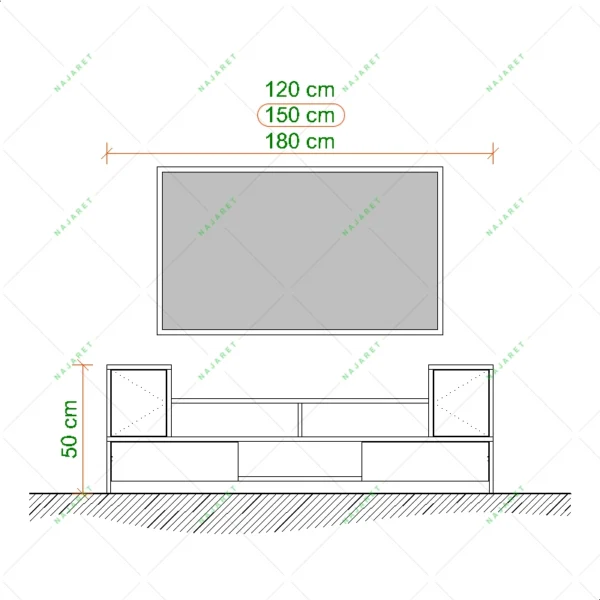 میز تلویزیون TF-110