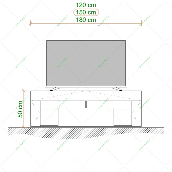 میز تلویزیون TF-115