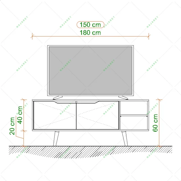 میز تلویزیون TF-123