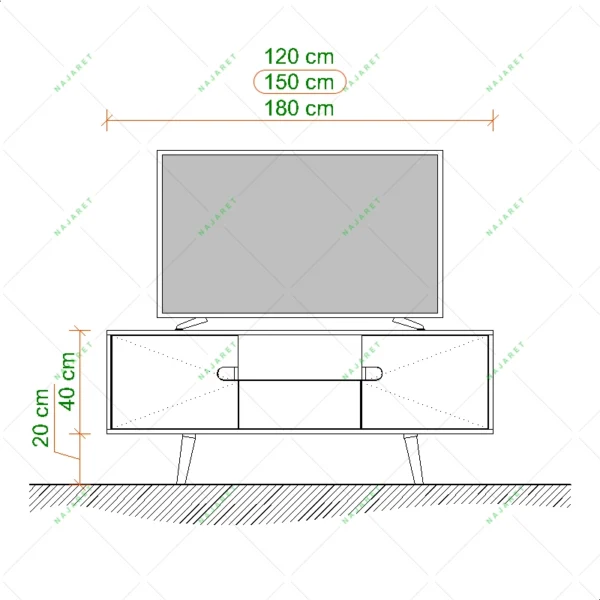 میز تلویزیون TF-128