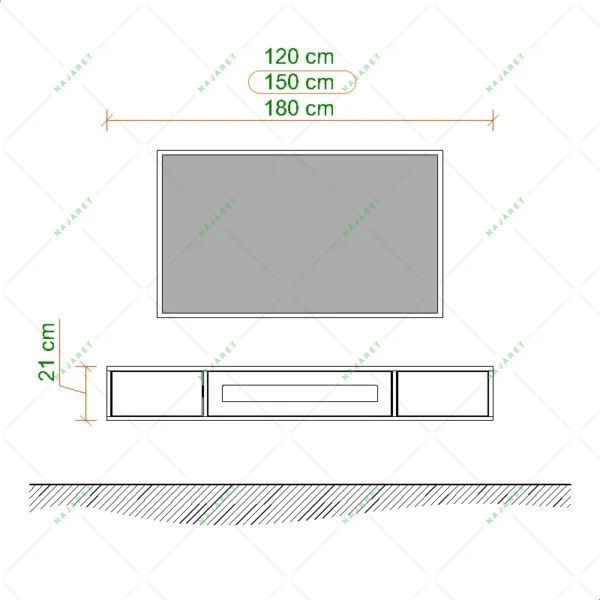 میز تلویزیون TF-147