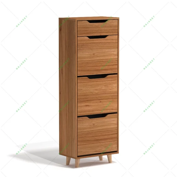 جاکفشی داشبوردی سه درب کشو دار پایه دار