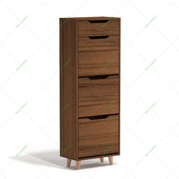 جاکفشی داشبوردی سه درب کشو دار پایه دار