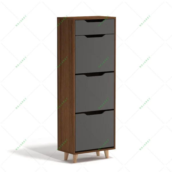جاکفشی داشبوردی سه درب کشو دار پایه دار