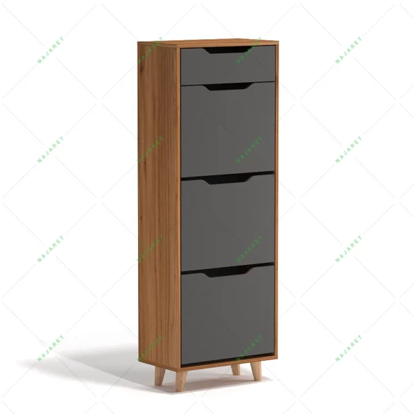 جاکفشی داشبوردی سه درب کشو دار پایه دار