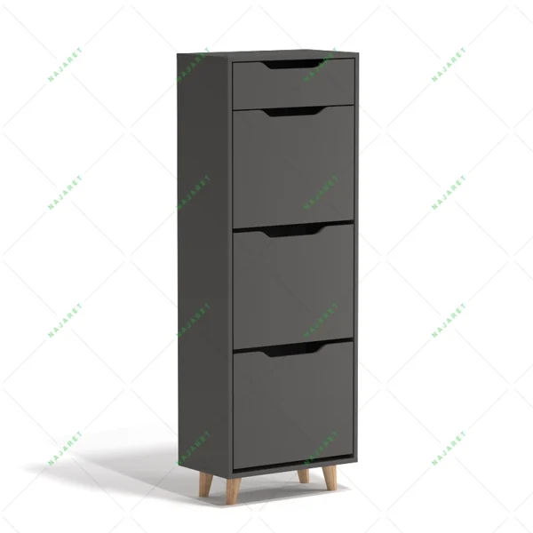 جاکفشی داشبوردی سه درب کشو دار پایه دار