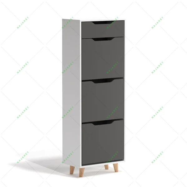 جاکفشی داشبوردی سه درب کشو دار پایه دار
