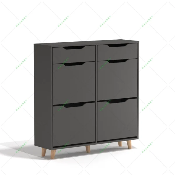 جاکفشی داشبوردی چهار درب کشو دار پایه دار