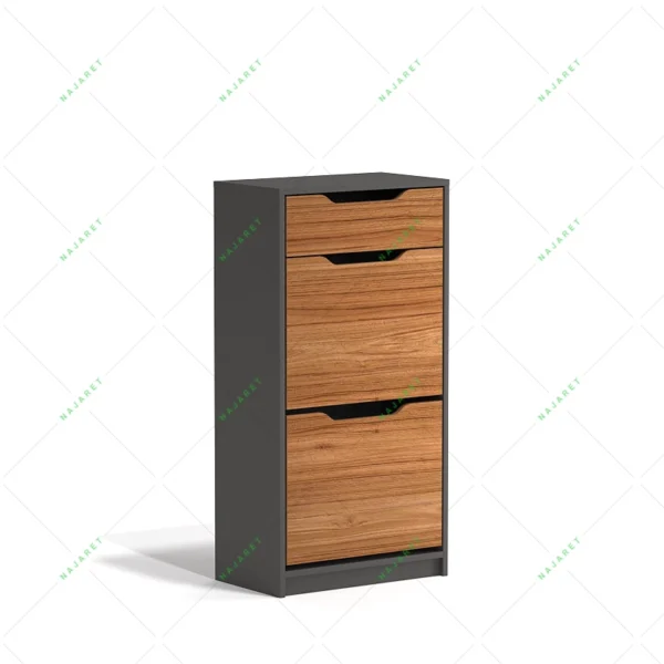 جاکفشی داشبوردی دو درب بدون پایه کشودار