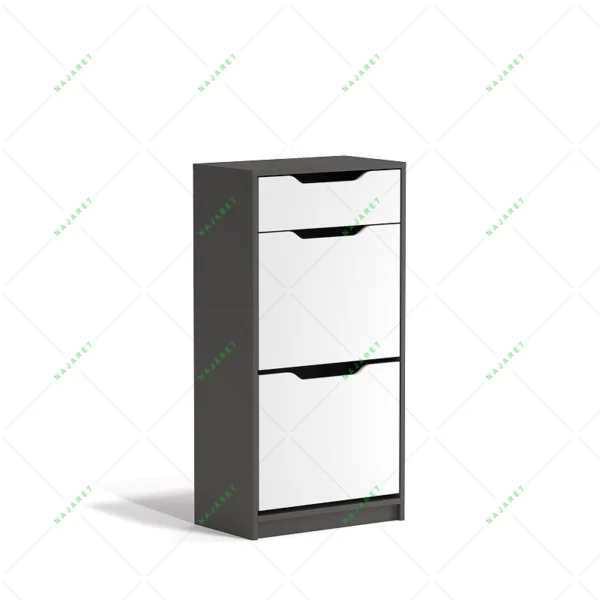 جاکفشی داشبوردی دو درب بدون پایه کشودار