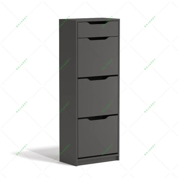 جاکفشی داشبوردی سه درب بدون پایه کشودار