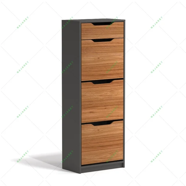 جاکفشی داشبوردی سه درب بدون پایه کشودار