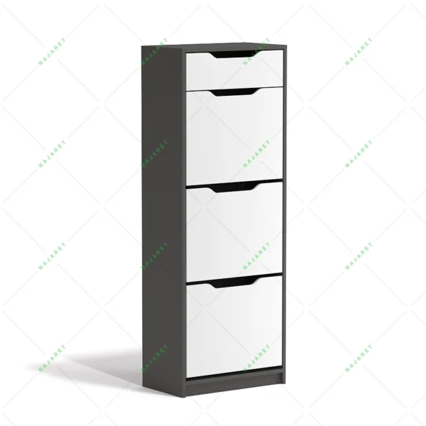 جاکفشی داشبوردی سه درب بدون پایه کشودار