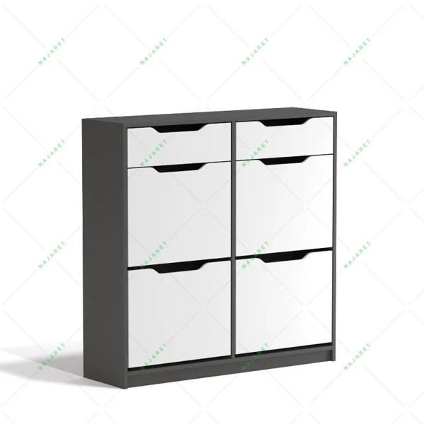 جاکفشی داشبوردی چهار درب بدون پایه کشودار