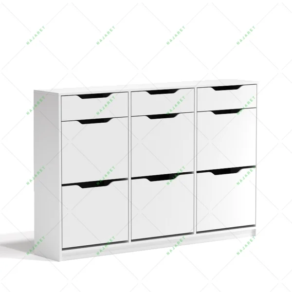 جاکفشی داشبوردی شش درب بدون پایه کشودار