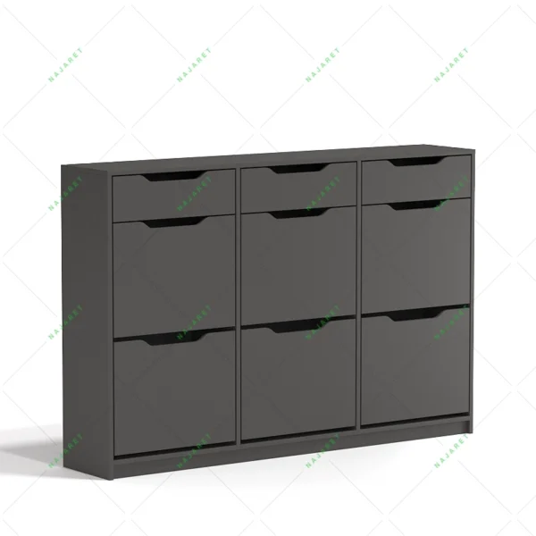 جاکفشی داشبوردی شش درب بدون پایه کشودار
